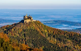 Обои Германия, Гогенцоллернов замок, пейзаж