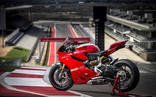 Картинка красный, мотоцикл, Ducati 1199 Panigale R, мотоциклы