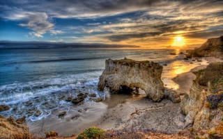 Картинка море, Калифорния, пейзаж