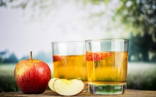 Картинка яблочный сок, исцеление, напитки, фрукты