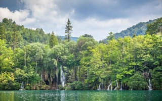 Картинка Хорватия, Plitvice Lakes National Park, Национальный парк Плитвицкие озера