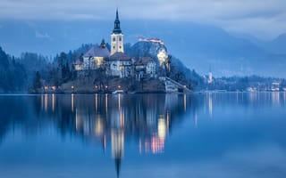Картинка Озеро Блед в Словении