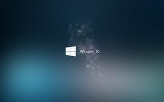 Картинка Windows 10, заставка, минимализм, прозрачность, окно