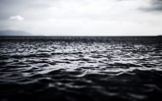 Картинка море, пейзажи, вода, океан, монохромный, бесплатные изображения, черно-белый