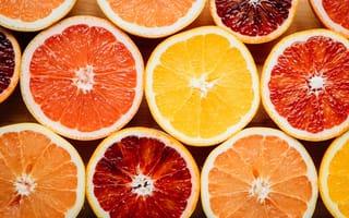 Обои оранжевый, фрукты, грейпфрут, цитрусовые