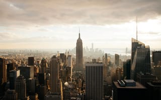 Обои Empire State Building, здание, город, небоскреб, мир, Нью-Йорк
