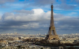 Обои Eiffel Tower, France, Paris, Эйфелева башня, Париж, Франция