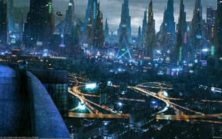 Картинка город будущего