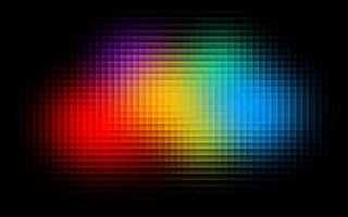 Картинка пикселей, блестящие, красочный, формы, рендеринг, разное