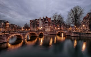 Картинка город, Амстердам, архитектура