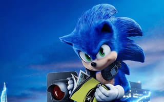 Картинка Sonic The Hedgehog, Соник, фильмы, мультфильмы, фильмы 2019 года, картинки на телефон
