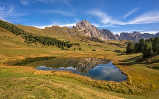 Картинка горная италия, озёрные альпы, горы, итальянское озеро, озеро, горное озеро, Альпы, пейзаж, Италия, природа, горный пейзаж