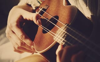 Картинка инструмент, музыка, рука, укулелеле
