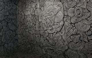 Картинка черный, белый, спираль, тизер, разум, текстуры, узор, психоделический, 920x440