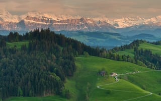 Картинка Альпы, Швейцария, Берн
