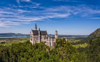 Картинка Германия, Замок Нойшванштайн, Bavaria, Тегельберг