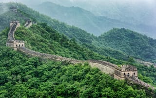 Картинка Великая китайская стена, участок Мутяню, недалеко от Пекина