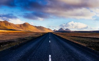 Картинка дорога, Исландия, фотографии, пейзажи, разное