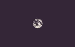 Картинка луна, произведение искусства, планета, космос, цифровое искусство