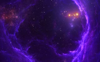 Картинка космос, звезды, туманность, Digital Universe