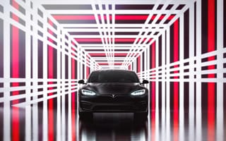 Картинка Tesla Model S, черная машина, машины, 2022 автомобили, Тесла