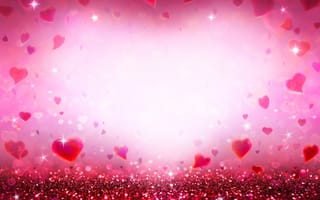 Картинка сердца, романтика, разное, частицы, день влюбленных, любовь, День святого Валентина