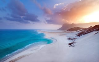 Картинка пляж, песок, лагуна детва, солнечный свет, пейзажи