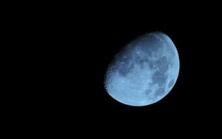 Картинка космос, атмосфера, голубая луна, круг, лунный свет, луна, астрономия, астрономический объект, космическое