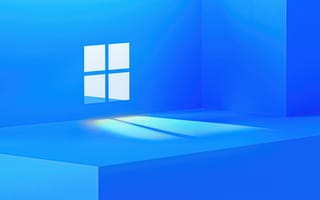 Обои windows 11, голубой, заставка, Microsoft, Windows, биржевой, hi-tech, компьютер