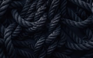 Картинка канат, веревка, ИИ, хаос, DUHD, серый, брутализм, узор, тени, кабель, крупный план, макро, нейросеть, 4k, для двух мониторов, минимализм, текстурированный, объем, рендеринг, широкоформатный, темный, 8k, Двойной UHD, переплетение, текстура, паттерн
