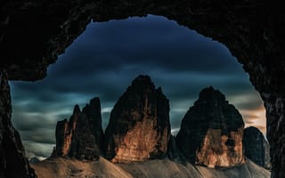 Картинка пещера, скалы, природа, горы, пейзажи