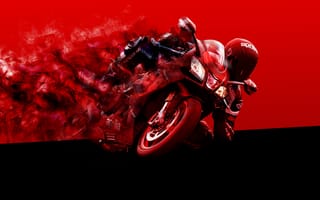 Картинка aprilia racer, рендеринг, произведение искусства, фото без регистрации, гоночный мотоцикл