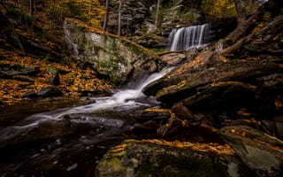 Картинка водопад, в Пенсильвании, Рикеттс Glen State Park