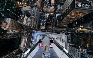 Картинка нью-йорк, фотографии, с высоты птичьего полета, город