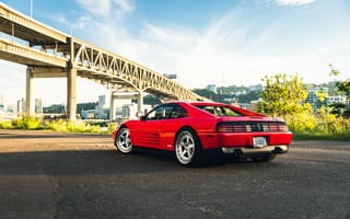 Картинка феррари 348, красный, Ferrari, машины