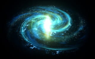 Картинка галактика, космос, Digital Universe, художник, произведение искусства, цифровое искусство, звезды
