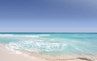 Обои пляж, море, небо, карибский бассейн, берег, пейзажи, побережье, мыс, синий, отпуск, ветровая волна, горизонт, картинки на рабочий стол, водоём, песок, океан, волна