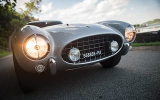 Картинка Jaguar, машины, передняя часть, старинные автомобили, серая машина