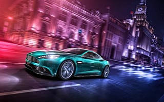 Картинка Aston Martin Vanquish, астон мартин, машины, Behance