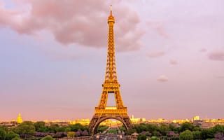 Картинка Эйфелева Башня, Франция, Париж, мир, город