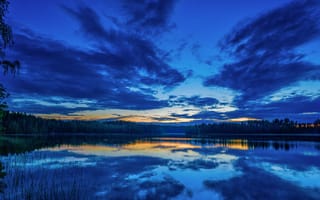 Картинка Потрясающий финский закат