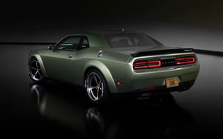 Картинка Dodge Challenger, вид сзади, Додж, автомобили 2021 года, машины
