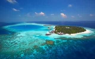 Картинка Мальдивы, море, тропики