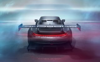 Картинка porsche 911 rsr, Porsche 911, Behance, автомобили 2021 года, машины, Porsche