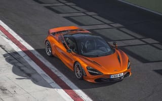 Картинка Mclaren 720S, Mclaren, оранжевая машина, автомобили 2018 года, машины