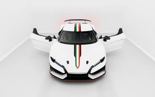 Картинка italdesign zerouno, белая, машины, автомобили 2018 года