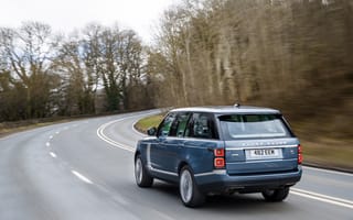 Картинка Range Rover Svautobiography, в движении, машины, автомобили 2018 года, вид сзади, Range Rover