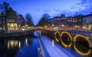 Обои Amsterdam, столица и крупнейший город Нидерландов, Амстердам, Нидерланды