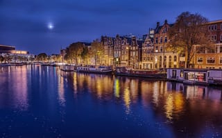 Картинка Amsterdam, Нидерланды, Амстердам, столица и крупнейший город Нидерландов