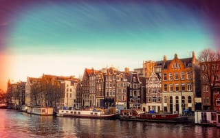 Картинка Amsterdam, столица и крупнейший город Нидерландов, Амстердам, Нидерланды